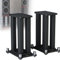 Soporte de altavoz de pie, paquete de 2 unidades para sistemas de sonido envolvente, mejora la calidad de audio con soportes de 60 cm de alto