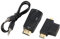 MQODLFP 3 in 1 Mini & Mini Adapter To VGA Output Video Converter with 3.5Mm Audio for Tablet Monitor