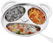 Assiette divisée en Acier Inoxydable 304, Assiette Réutilisable Bébé, Plateaux Alimentaires, Empilables à Trois Compartiments, Assiette à dîner à 3 Compartiments, Plateaux Repas avec Cuillère