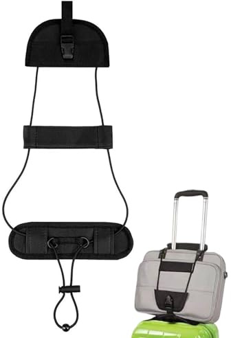 Cinghie per valigie – elastica regolabile, cintura da viaggio durevole | per valigie sicure per borsoni, trolley da crociera, auto, borsa per trasporto aeroporto, casa, forniture