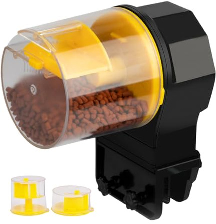 Distributore automatico di cibo per acquario | con timer e alimentazione a batterie,Alimento per vacanze | per acquario stagno vacanze casa scuola animali pesci betta tartarughe