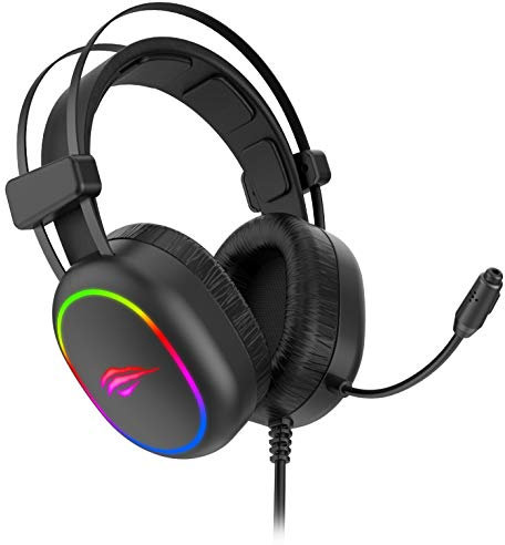 Havit Gaming Headphone RGB Black 2016D Casque avec Fil Arceau Jouer Noir