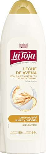 La Toja Gel de Ducha Leche de Avena, Aporta a Tu Piel el Cuidado y la Suavidad Que Necesita, Piel Nutrida y Protegida, 600 ml