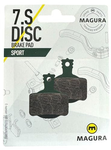 F26 Original MT Fahrrad Hydraulische Scheibenbremsen Ersatz Disc Bremsbeläge MT 2 4 8 Trail I Brake Pads I MTB I Ebike I Tour I (7.S (2 Kolben) Grün Sport)