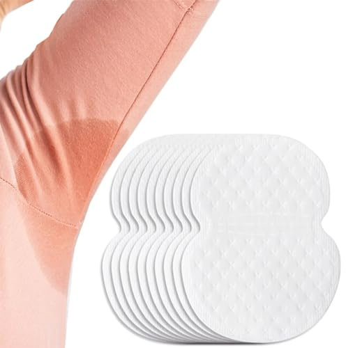 Engångs Underarmsvett Pads, Icke Synliga Underarmskydd för Klädsvettning, Bekväma Oparfymerade Absorberande Klädselsskydd Armhålskydd, 50PCS