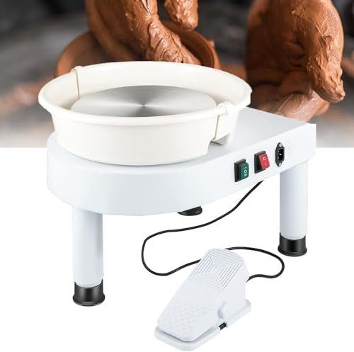NVYAZJ Tornio per Ceramica Macchina per formatura, Strumento Elettrico Fai da Te per Argilla, Macchina elettrica per Argilla, Macchina per formatura di Ruote in Ceramica