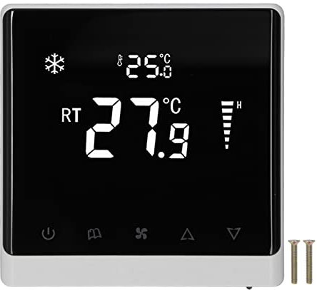 Luftkonditionering Fläkt Termostat Hem Pekskärm Termostat Panel Smart Home Programmerbar Smart Termostat med Touchscreen Display för hemmet