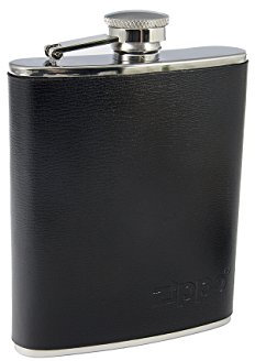 Zippo Cuero Envuelto Petaca, Mocha, 6 oz