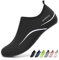Sixspace Damen Herren Badeschuhe Wasserschuhe Schwimmschuhe Männer Frauen Strandschuhe Barfußschuhe für Strand,Pool,Meer,Wassersport,Tauchen,Surfen,Aqua Cycling(Schwarz 34 EU)