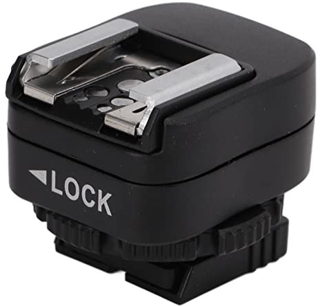 Adaptador de Zapata con Puerto de Conexión de Sincronización de PC Adicional, para A7, A7C, A7R, A7RII, A7MII, A7RIII, A7MMIII, A74, A7R4, A7R4A, A9, A9II, A1, A6400, A6500, para Pa