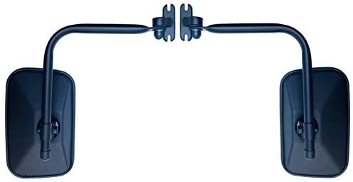 MelTruck® 2x Außenspiegel 250x155 R1200 E20 ø10, 15, 18 konvex mit Halter für Traktor LKW Bagger