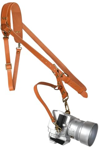 4J LEDR Tracolla Per Fotocamera Per 1 Telecamera, Cinghia Per Fotocamera Tracolla Macchina Fotografica,Tracolla Fotocamera,Cinghia Macchina Fotografica Per Tutte Le Fotocamere DSLR/SLR,Tan
