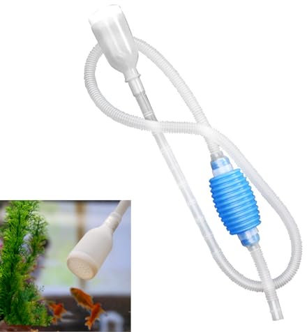 Doukesh Aquarium-/Fischtank-Siphon- und Kiesreiniger,Aquarium Reiniger,Aquarium Wasserwechsel,Mulmsauger Aquarium,Wasserwechsler für Aquarien, Siphonpumpe mit Kiesfilter,