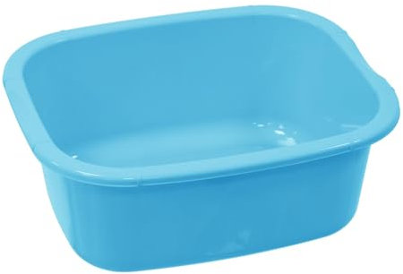 simpa 11L Multi-Purpose Sky Blue Plastic Rectangular Household Cleaning Bowl for Washing Up, Window Cleaning, Car Valeting and Multi Room Spot Cleaning Tasks.