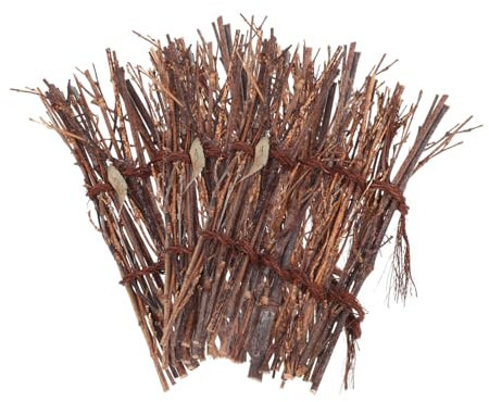 Kisangel 3pezzi Recinzione Miniatura Artigianale Rattan Per Decorazioni Da Giardino Accessori Per Paesaggi e Bonsai Per Delle Fate e Case Delle Bambole