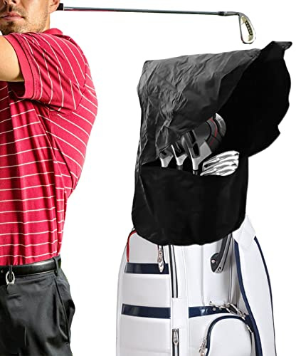 gifyym Copertura per pioggia da golf, protezione per cappuccio, anti-polvere, golf, per uso in campo, viaggi, torneo, allenamento, pratica, partite ed esterni