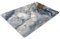 Pagnanno. Chopping Board-Catering Cutting Set-Kitchen Board-Glass Worktop Savers-Sink Chopping Board-Large-Worktop Protectors Heat Resistant-Marble Effect Grey (Design 5, 40 x 30 cm (Pack of 1))