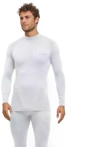 FALKE Men's Warm Turtleneck Technical Underwear Shirt Sport Long Sleeve Thermal for Weather Soft Cold Breathable Quick Dry Durable Functional Thread 1 Piece
