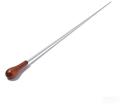 Yctze Conductor Baton with Wood Handle for Music Symphony Leader, Choral Director Accessories, Small 12 Inch Conducting Stick, Official Conductors Wand for Precise Conducting