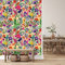 neukids 2 Bände 500x40cm Tapete Selbstklebend Vintage Blumen, Selbstklebende Folie Blumentapete Decoupage Papier Für Möbel,Für Wohnzimmer Schlafzimmer Küche Wand wandschutzfolie selbstklebend