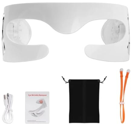 Elektrisches Augenmassagegerät – Augenkomfortgerät, Augenmassagegerät | Massagebrille mit Rotlicht-Augenschutz | Tragbare -Surround-Augenmassagegeräte, lindern Augenermüdung und reduzieren Tränensäc