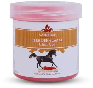 Crema de Caballo Efecto Calor Para Dolor Muscular. Bálsamo de Caballo de Uso Humano para Masajes Articulares y Musculares, Fórmula Natural de Acción Rápida. Tarro 250 ml