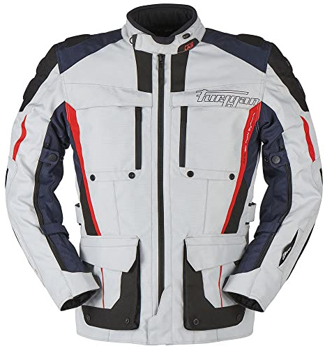 Furygan BREVENT 3en1 - Veste Moto Touring & Aventure – Toute saison – Blouson moto Waterproof, Respirant & Thermique - rétroréfléchissant - D3O
