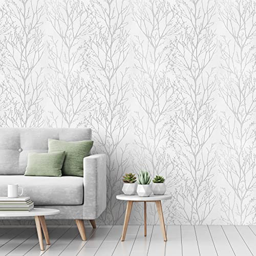 Okydoky Treetops Wallpaper, Waterproof Decorative Vinyl Self-Adhesive Wallpaper, Peel and Stick Wallpaper for Home and Office Decoration(18071-10M)