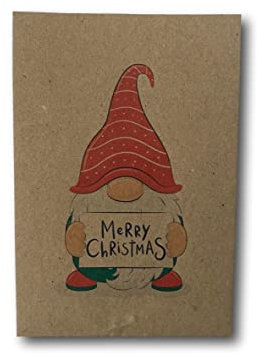 Gonk Christmas Wildflower Seed Packets (x10) – Custom Eco Friendly Stocking Fillers & Table Favours – Bee Friendly UK Seeds – Gifts for Teachers, Nature Lovers Events, Corporate