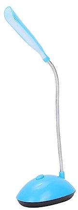 WHAMVOX Kabellose Batteriebetriebene Led Schreibtischlampe Faltbare Langlebige Kleine Nachttischlampe in Blau Tragbar Und Vielseitig Für Schlafzimmer Büro Und Lesen Geeignet
