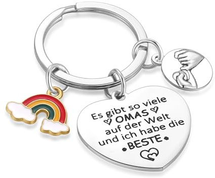 Beste Oma Geschenke Schlüsselanhänger Oma Muttertagsgeschenke für Oma Geburtstagsgeschenk für Oma Sinnvolle Geschenke für Oma Geschenkideen für Oma Weihnachtsgeschenke für Oma von Enkel Enkelin