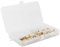 CIYODO Zinc Plated Brass Nuts Screws Assortment Kit Pcs Hexagon Threaded Pillar for
