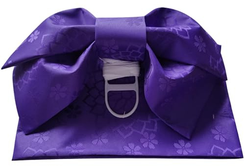 BEAHING Cinture Obi da Donna Cintura Obi Tradizionale Giapponese Pre-annodata in Tessuto Jacquard, Cintura Morbida e Confortevole per Kimono Fascia Yukata Accessori per Veste, Cinture da Donna
