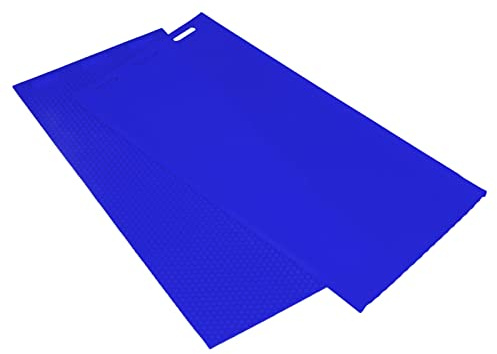 Zerodis Hoja de Molde de Cera de Abejas de Silicona, Molde de Prensa de Base de Cera de Abejas de Silicona de 5,4 Mm, 2 Piezas de Suministros de Apicultura para Apicultores (BLUE)