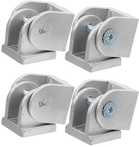 Yardwe 4pcs Die-cast Zinc Alloy Flexible Pivot Joints Connector for 3030 Aluminum Extrusion Profile Series, Metal Pivot Hinge for Industrial Assembly and Structural Framing