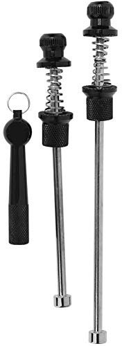 Fahrrad Achse Set, Vorderrad Hinterrad Achse mit Schnellspannhebel Fahrradspieße 14.5cm (Vorne) 18.3cm (Hinten) für Mountainbike, Rennrad