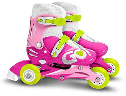 ROLLERS TRISKATES SKIDS CONTROL PINK 27-30