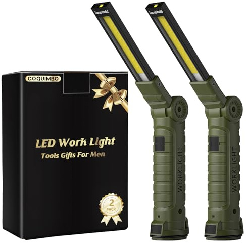 Coquimbo LED Arbeitsleuchte Taschenlampe Aufladbar, Geschenke für Männer