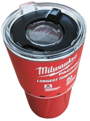 Milwaukee Thermobecher ML 591 PACKOUT ART. 479074, Rot, S