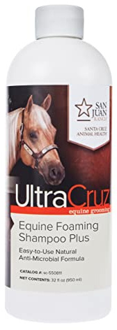 UltraCruz Shampoo schiumoso per cavalli Plus, ricarica da 32 once