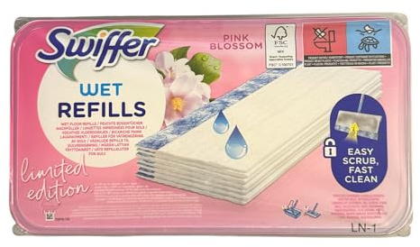 Swiffer Paños húmedos para el suelo, 24 toallitas Pink Blossom *Limited Edition *