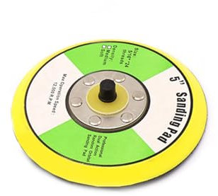 5 (125mm), Hook and Loop Backing Pad Polisher Backer Plate Sanding Disc Pads, Orbital Sander Polisher Backer Plate Set for Precision Sanding and Polishing Tasks
