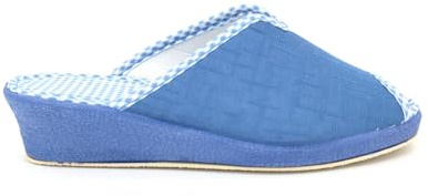 Alcalde - Zapatillas de casa con cuña y Piso de Goma 387301 Lona