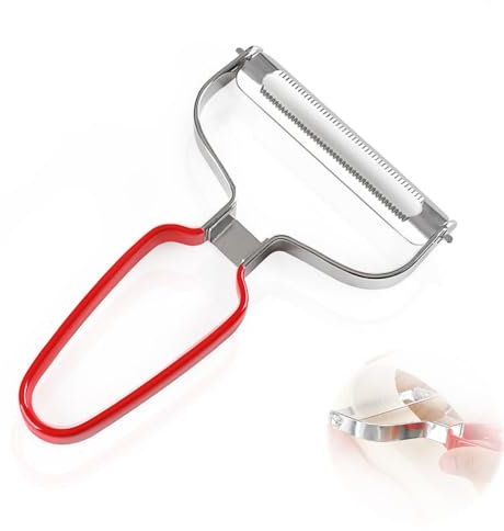 SSyang Grande Pelapatate Professionale - Pela Verdure e Frutta in Acciaio, Julienne 156x95x11mm per Carote e Verdure Varie