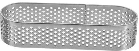 Healifty Oval Tart Ring Mold Stainless Steel Mousse Ring for Cake Mold Use As Tiramisu Cutter for Tartlet Mould Baking