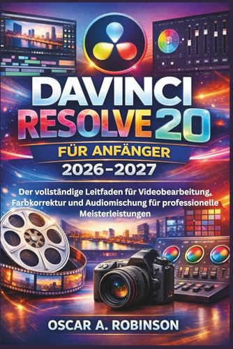 Davinci Resolve 20 Für Anfänger 2026-2027: Der vollständige Leitfaden für Videobearbeitung, Farbkorrektur und Audiomischung für professionelle Meisterleistungen