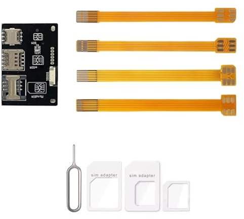 Akfldms Herramienta de Activación de Tarjeta IC para Teléfono 4 en 1 para Adaptador de Extensión de Tarjeta Micro SIM A Nano SIM FPC.