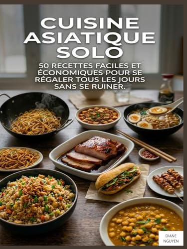 CUISINE ASIATIQUE SOLO: 50 recettes faciles et économiques pour se régaler tous les jours sans se ruiner.