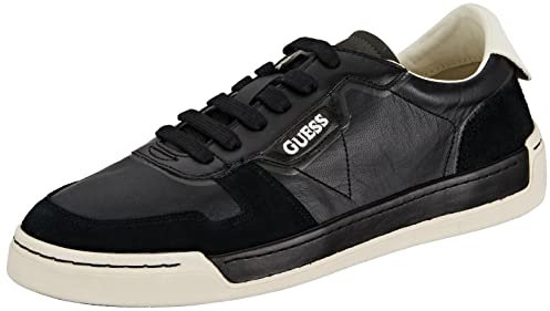 GUESS Herren STRAVE Vintage CARRYOVER Sneaker, Schwarz, 42 EU