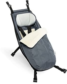 Croozer, Croozer Babysitz Winter-Set Graphic Blue, Nanna Bag Kit Für Trailer, Grau, Unisex-Adult